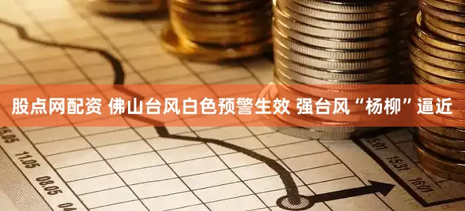 股点网配资 佛山台风白色预警生效 强台风“杨柳”逼近